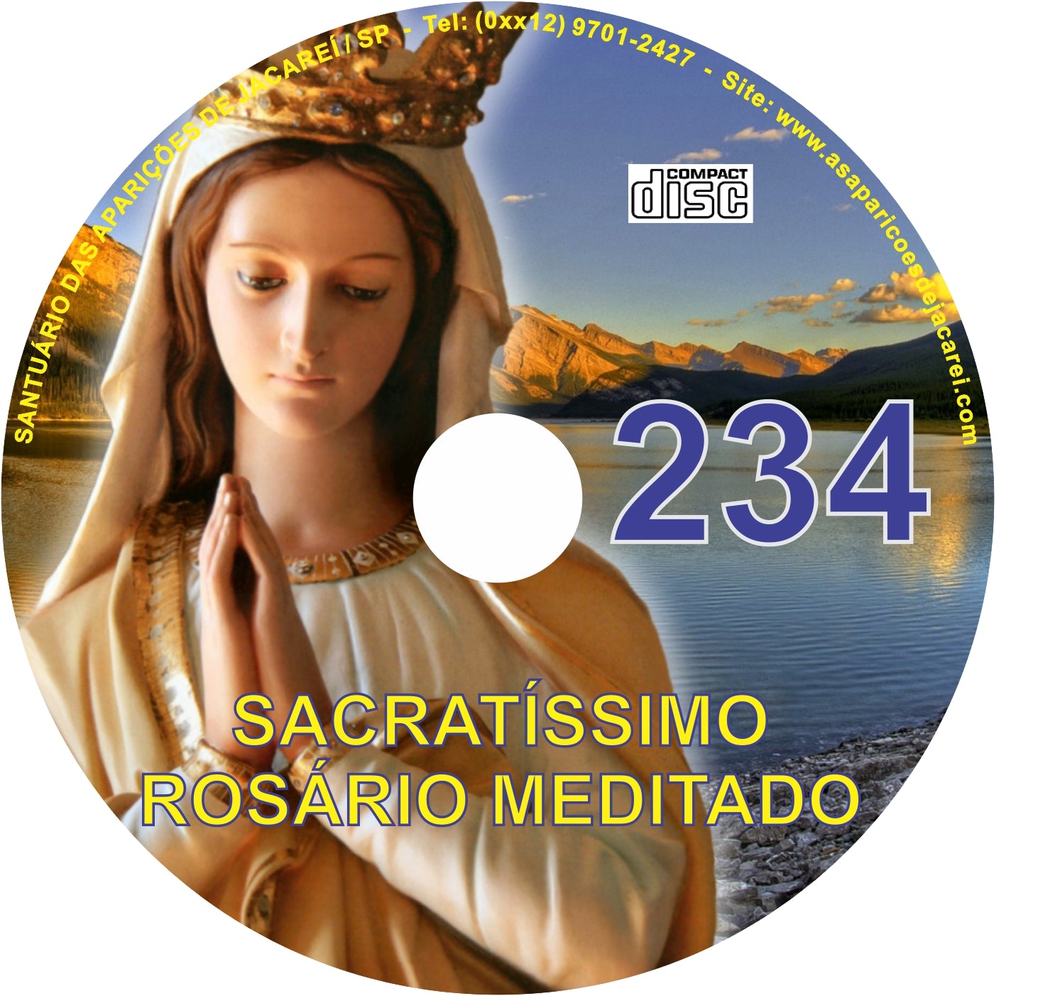 CD Rosário Meditado 234 CD Rosário Meditado 234